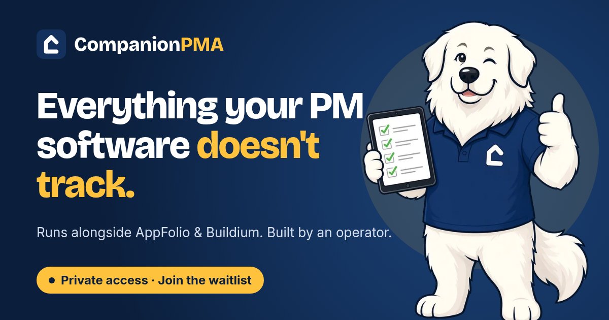 Property Management Automation Software | CompanionPMA